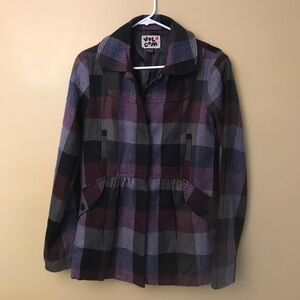 Plaid jacket for Fall lightweight